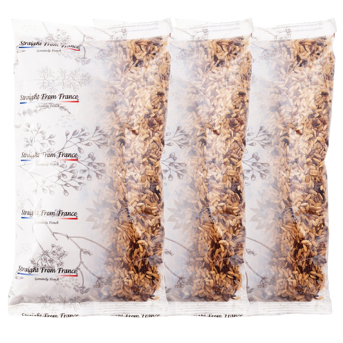 Straight from France French White, Red and Black Rice Mix, Similar to a Wild Rice Blend 30 Oz