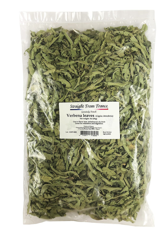 Straight from France Loose Lemon Verbena Leaves from France Perfect for Relaxing Infusions Herb Teas and Tisanes - Straight from France