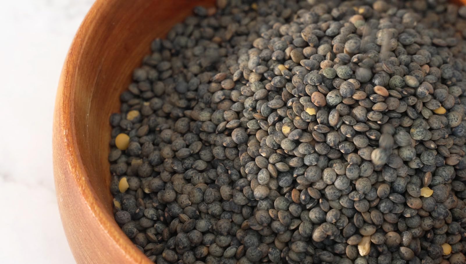 Straight from France Non GMO Certified French Green Lentils, All Natural Bulk Dry Lentils, Rich in Plant Based Protein and Dietary Fibers, Vegan and Vegetarian Friendly, 30 Oz - Straight from France