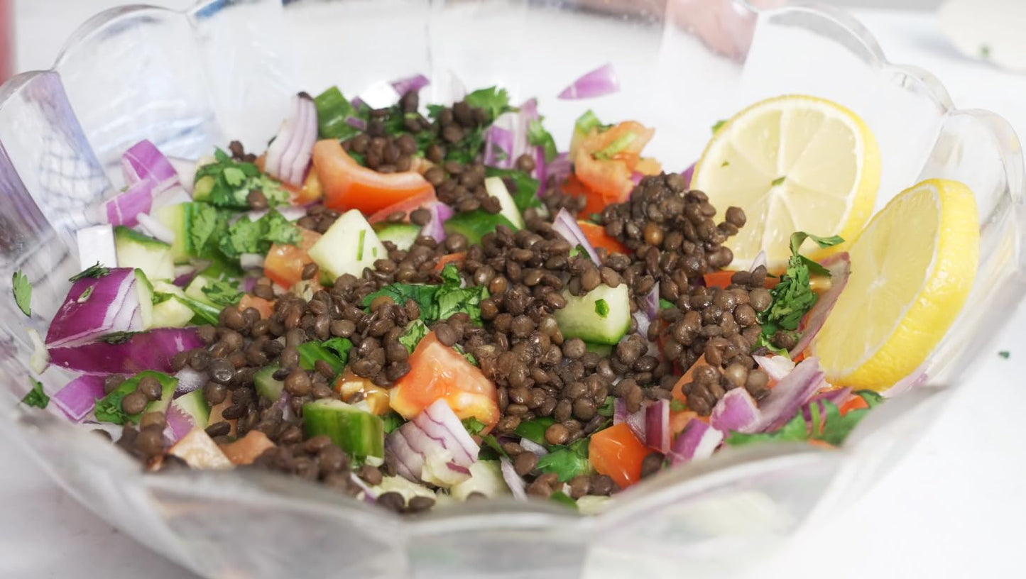 Straight from France Non GMO Certified French Green Lentils, All Natural Bulk Dry Lentils, Rich in Plant Based Protein and Dietary Fibers, Vegan and Vegetarian Friendly, 30 Oz - Straight from France