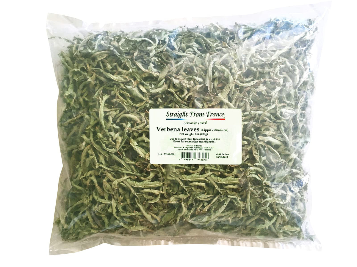 Straight from France Loose Lemon Verbena Leaves from France Perfect for Relaxing Infusions Herb Teas and Tisanes - Straight from France