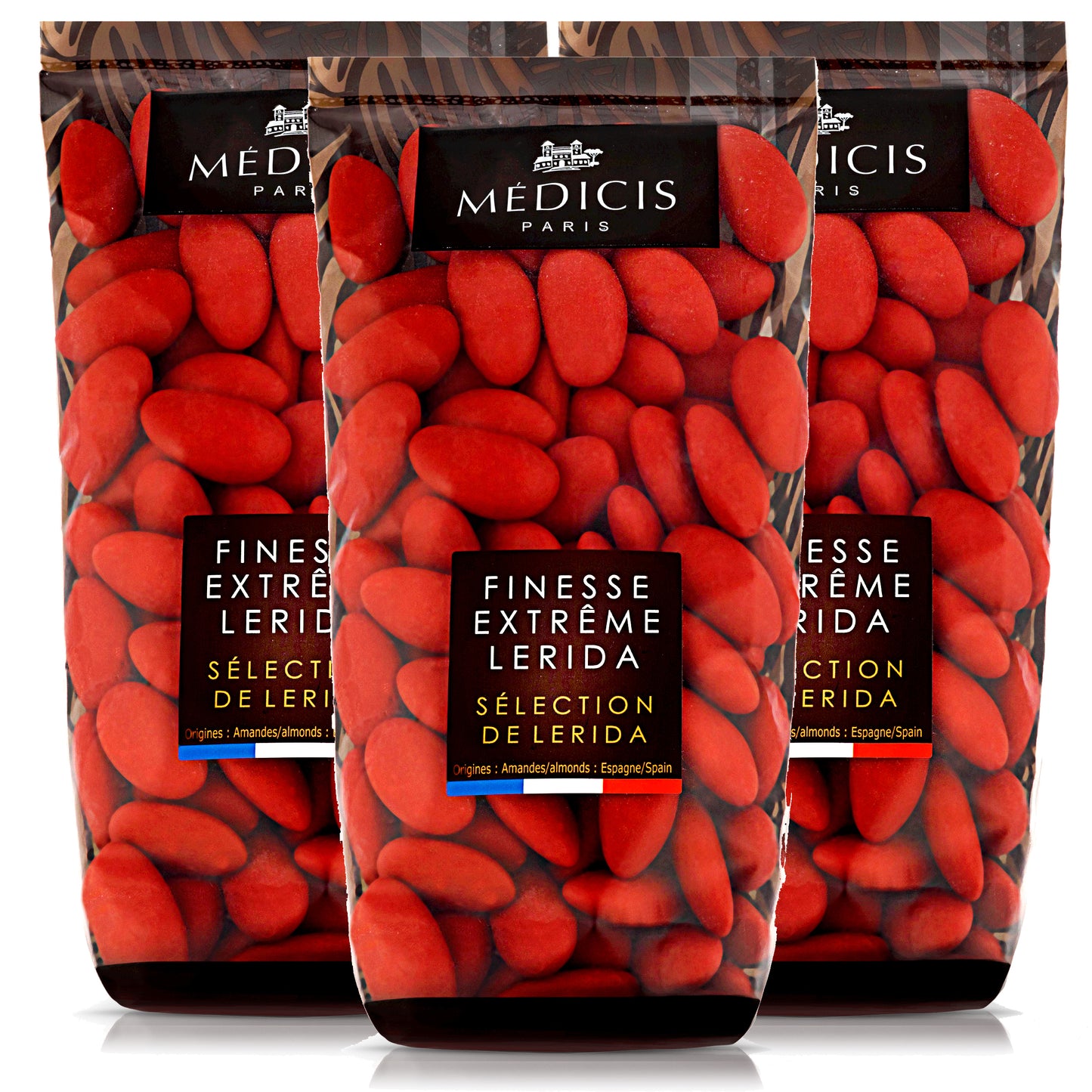 Medicis Premium Candied Almond Dragees Candies (French Jordan Almonds) 75 ct, 8.8oz