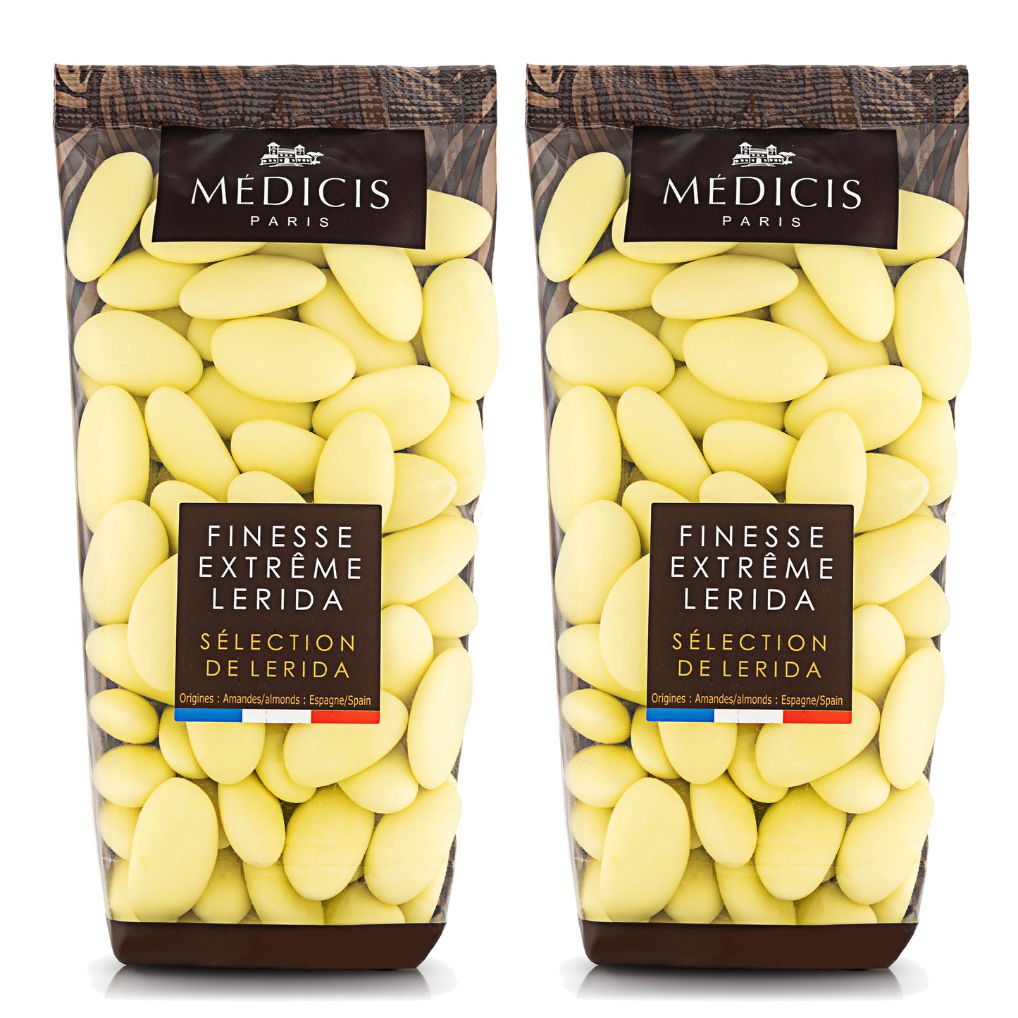 Medicis Premium Candied Almond Dragees Candies (French Jordan Almonds) 75 ct, 8.8oz