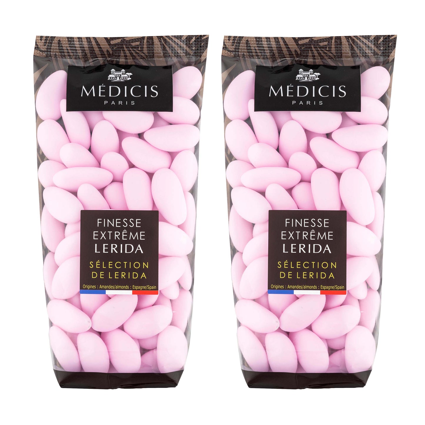 Medicis Premium Candied Almond Dragees Candies (French Jordan Almonds) 75 ct, 8.8oz