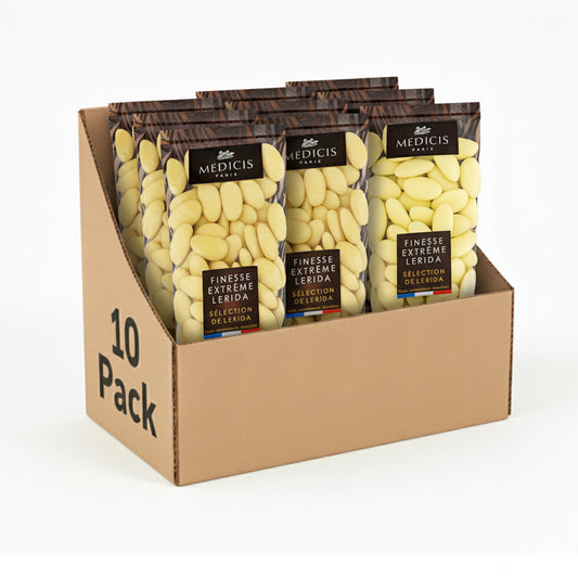 Medicis Premium Dragees, French Jordan Almonds, 75 Ct, 8.8 Oz, Yellow (Case of 10)