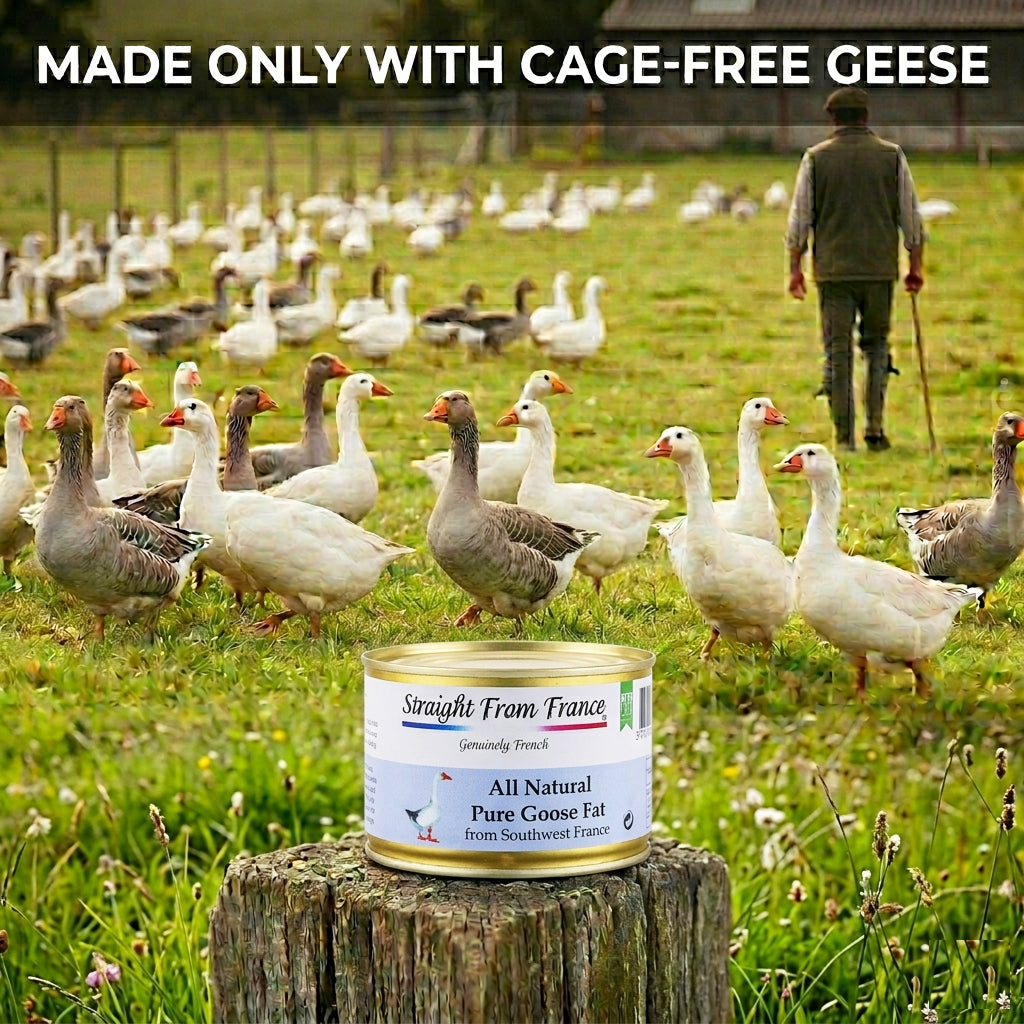Straight from France Pure Goose Fat for Cooking 12 Oz (Case of 12)