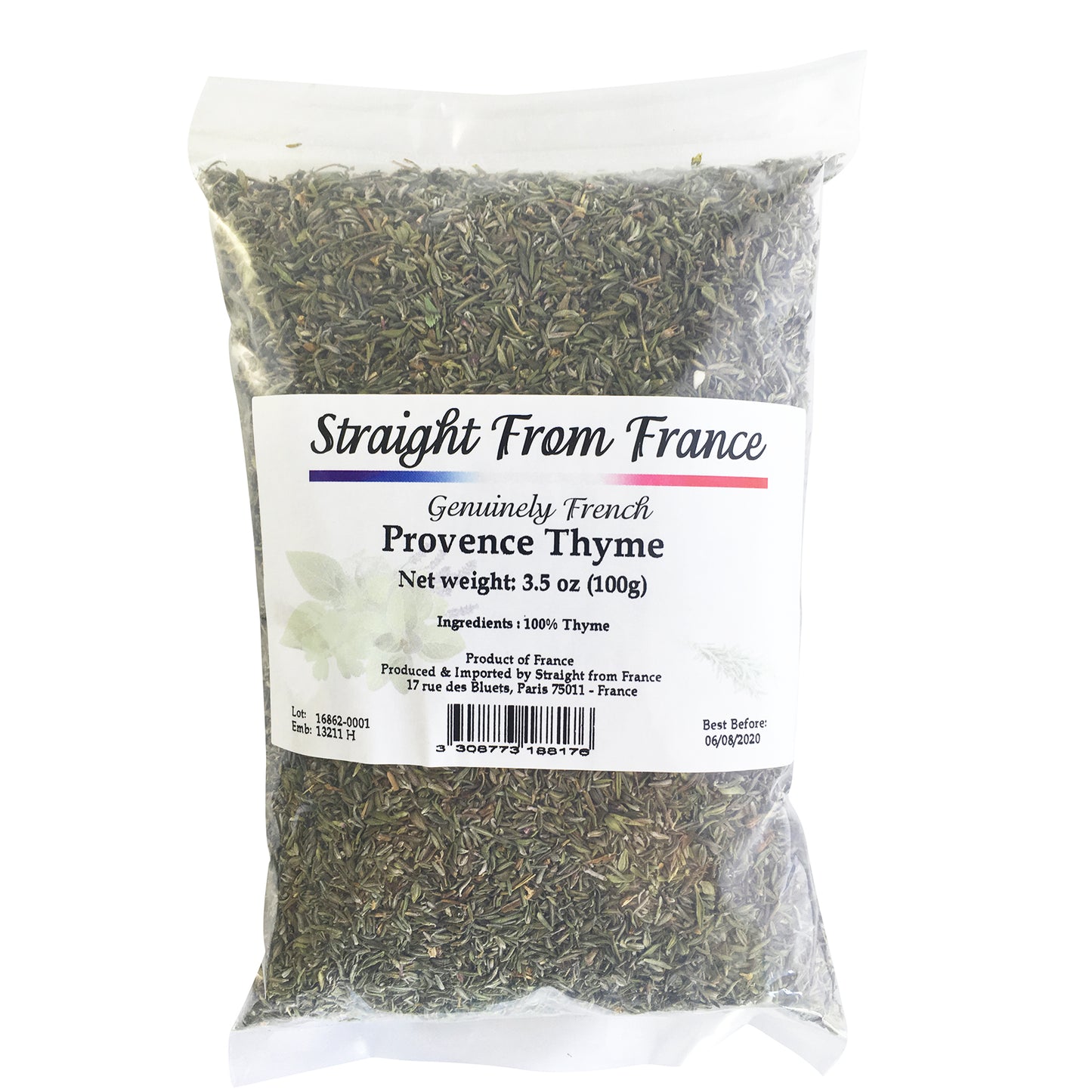 Straight from France Ground Thyme Leaves from Provence 3.5oz - Straight from France