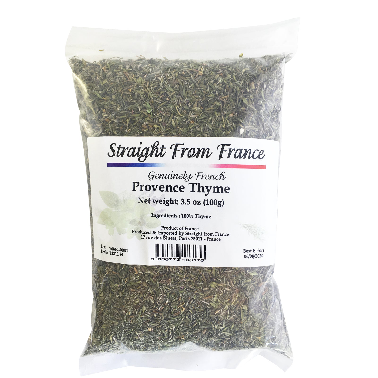 Straight from France Ground Thyme Leaves from Provence 3.5oz - Straight from France