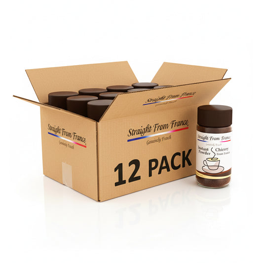 Straight From France Caffeine Free Instant Chicory Powder Coffee Substitute 7 Oz (Case of 12)