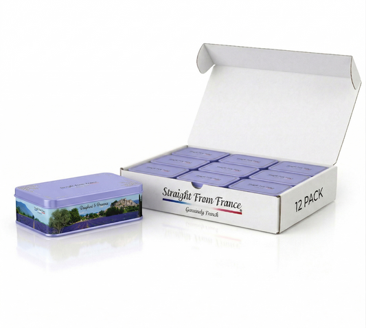 Straight from France Gourmet Cocoa Truffles in Gift Tin 20 Pc 7 Oz (Case of 12)