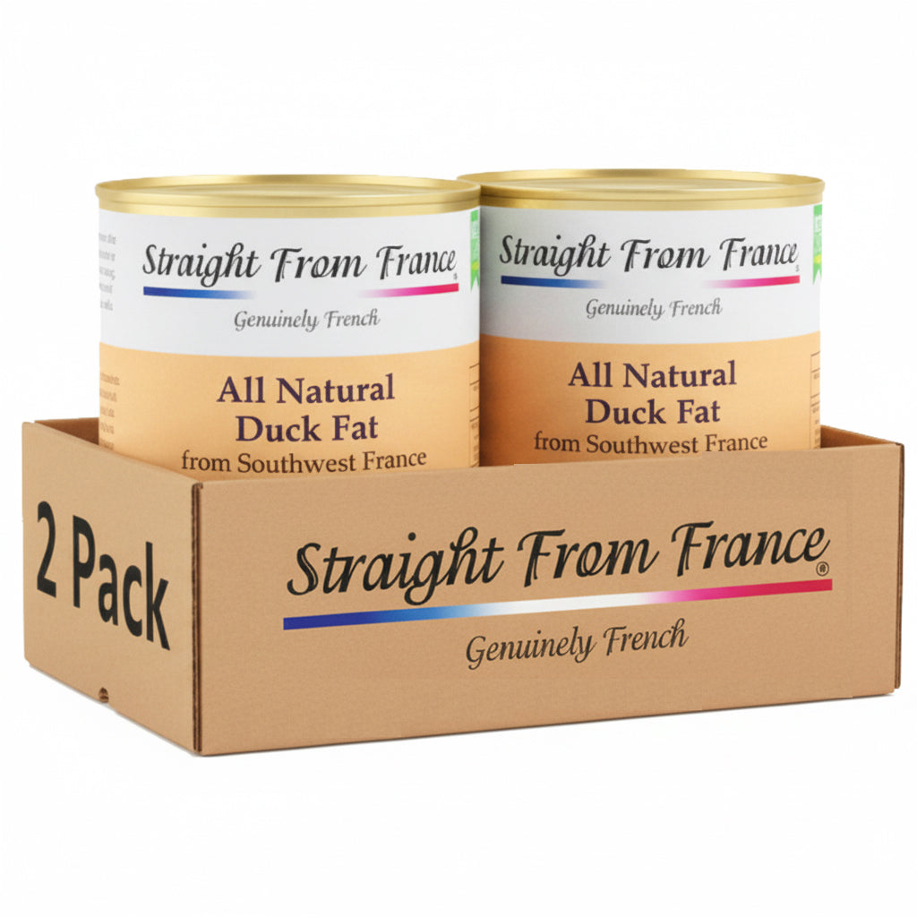 Straight from France All Natural Duck Fat for Cooking from Southwest France Keto and Paleo Diet Friendly