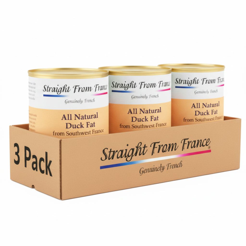 Straight from France All Natural Duck Fat for Cooking from Southwest France Keto and Paleo Diet Friendly