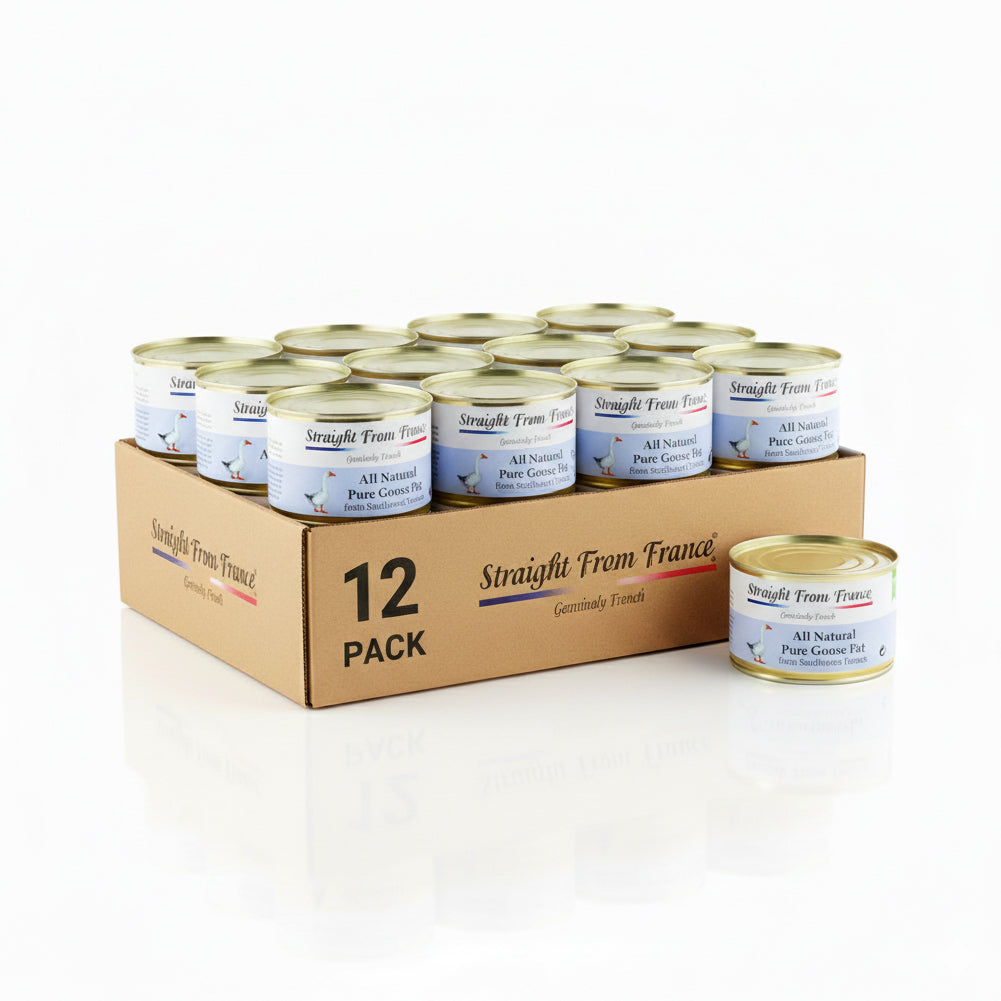 Straight from France Pure Goose Fat for Cooking 12 Oz (Case of 12)
