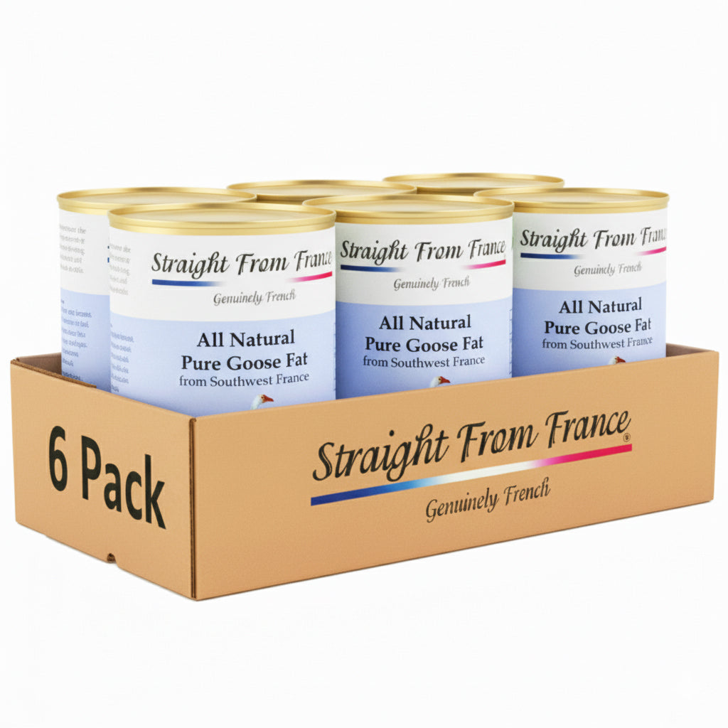 Straight from France Pure Goose Fat for Cooking 24.5 Oz (Case of 6)