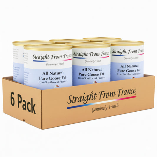 Straight from France Pure Goose Fat for Cooking 24.5 Oz (Case of 6)