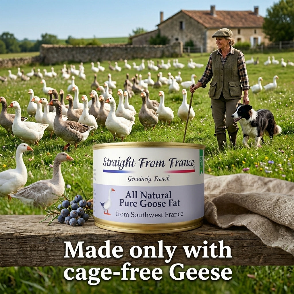 Straight from France Pure Goose Fat for Cooking 6 Oz (Pack of 1)