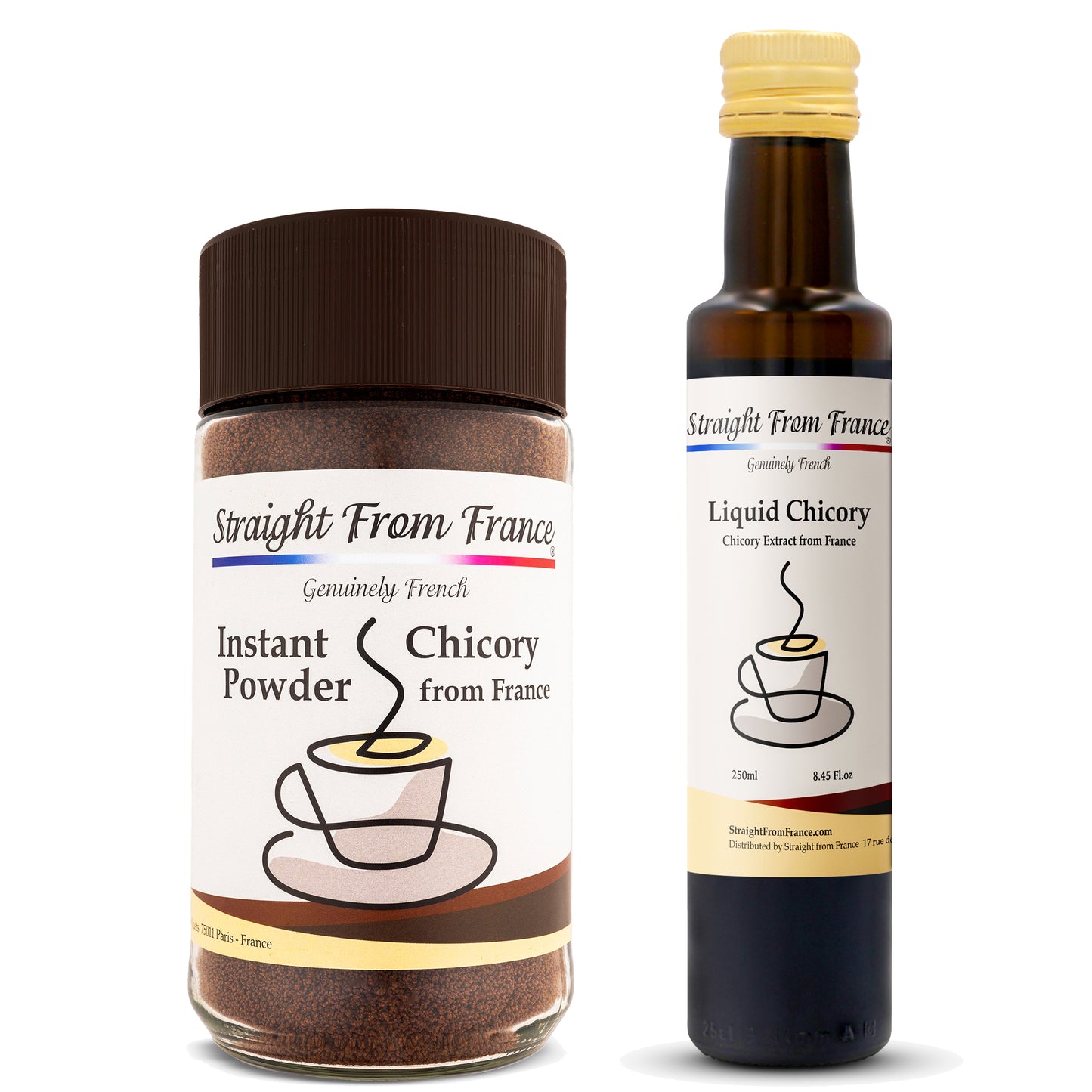 Straight From France Caffeine Free Chicory Coffee Substitute