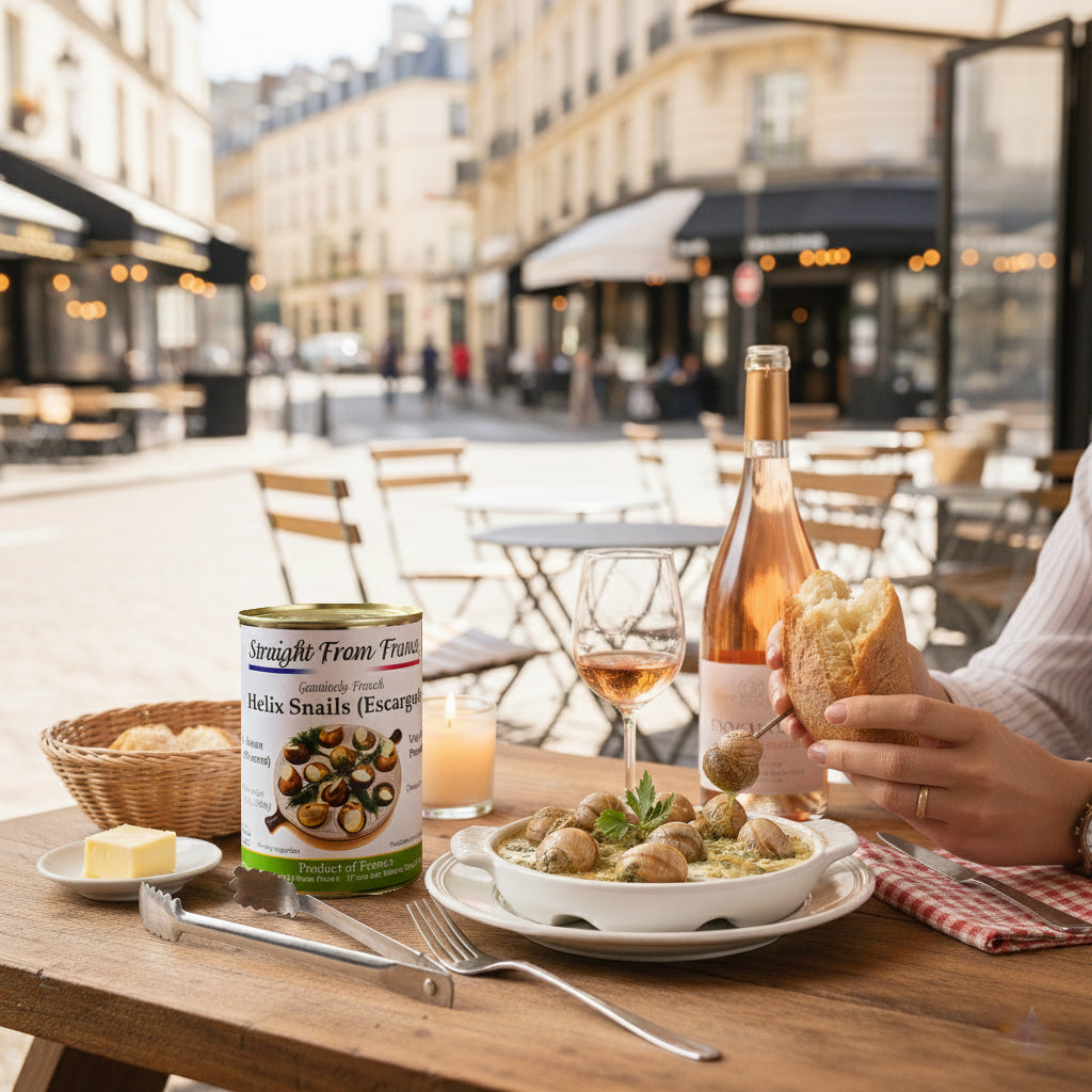 Straight from France French Helix Escargots, Canned Snails, 4 Dozen