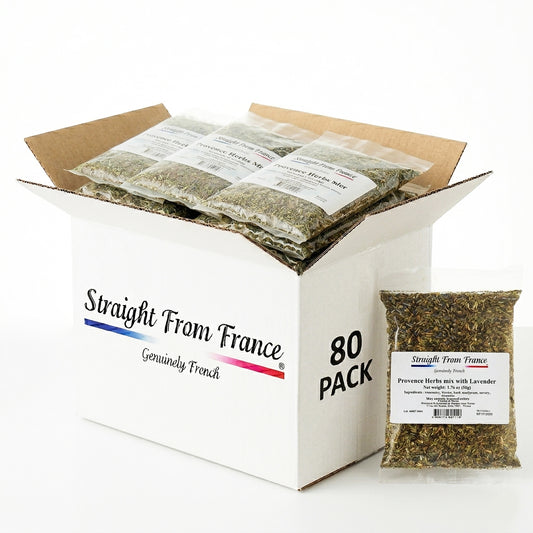 Straight From France Provence Herbs Seasoning with Lavender from France  1.76 Oz (case of 80)