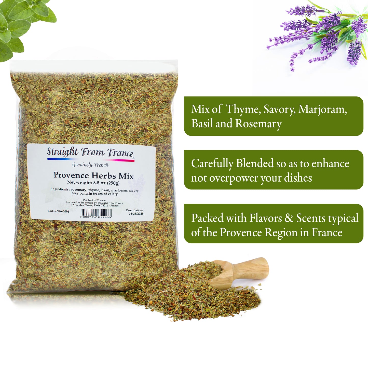 Straight From France Provence Herbs Seasoning from France