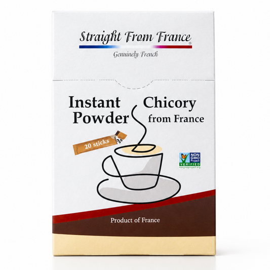 Straight from France Instant Chicory Coffee Substitute, 20 Sticks 1.8 Oz (50 g)