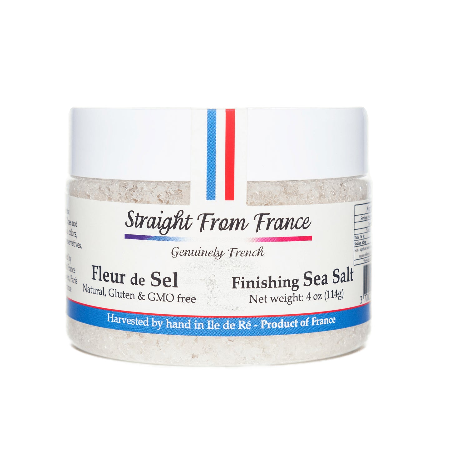 Straight from France French Fleur De Sel Finishing Sea Salt 4 Oz (Case of 12) - Straight from France