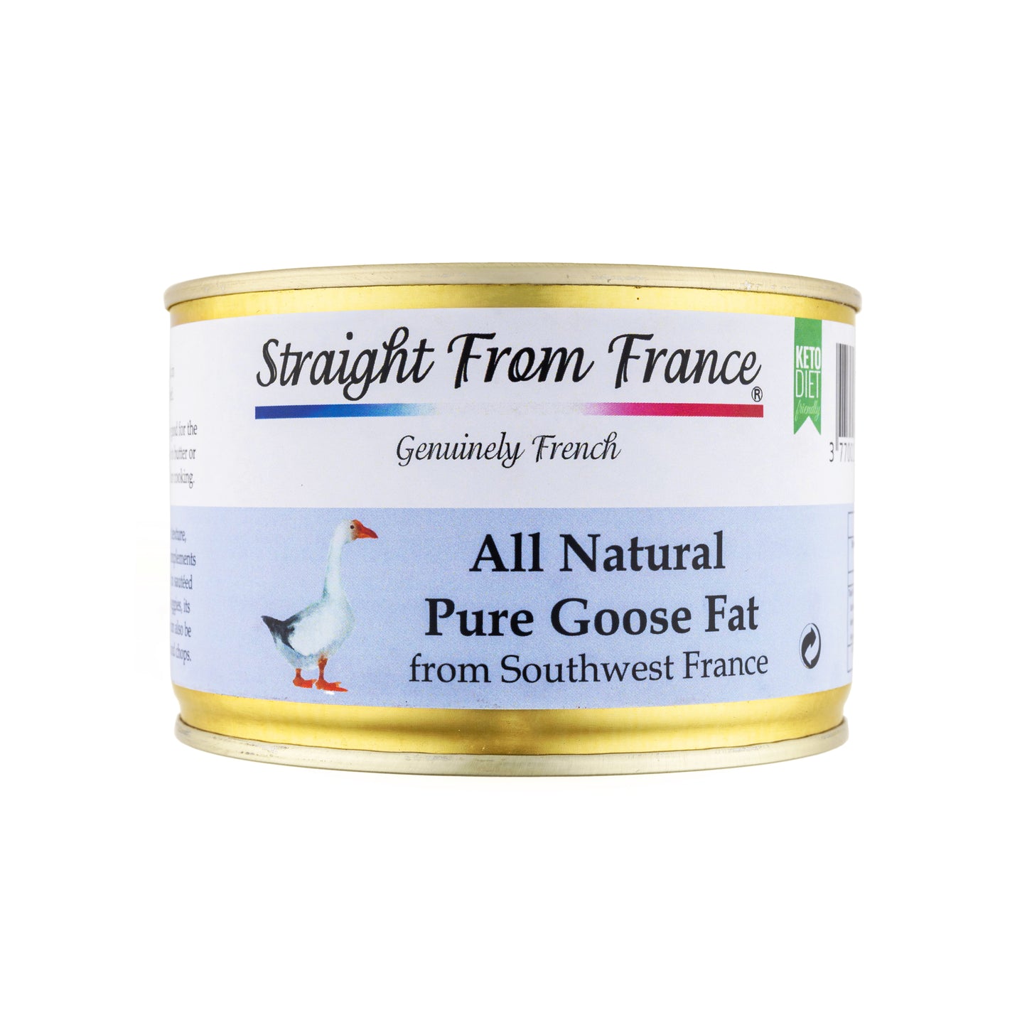 Straight from France Pure Goose Fat for Cooking 12 Oz (Case of 12)